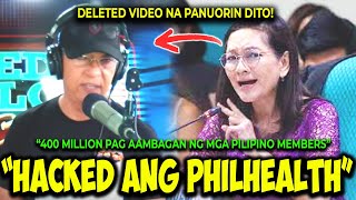 KAKAPASOK LANG TED FAILON NAG INIT ANG ULO NG NA HACKED ANG PHILHEALTH RIZA HONTIVEROS PLEASE HELP [upl. by Dhruv]