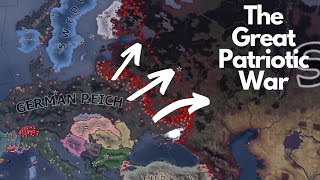 The Great Patriotic War  HOI4 Timelapse [upl. by Preiser629]