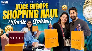 మా Huge Europe Shopping Haul🛍️Worth Lakhs🤑Most Expensive Haul in my LifeLVGucciDior amp More [upl. by Chinua]