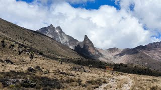 Mt Kenya Day Hike Mackinders camp Station 21km [upl. by Airdni]