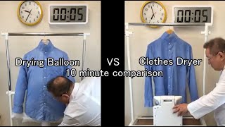 Drying Balloon VS Clothes Dryer 10 minutes [upl. by Fredkin]