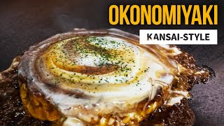 KansaiStyle Okonomiyaki Beautiful in Appearance Supreme in Taste [upl. by Anora]