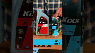 Kixx 4T Ultra 20w50Kixx Oil Treatment 100Original bike hondacg125 motorcycle engineoil shorts [upl. by Noby482]