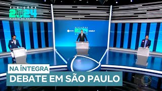 Debate com candidatos à Prefeitura de São Paulo DebateRecordEstadão [upl. by Jarib]