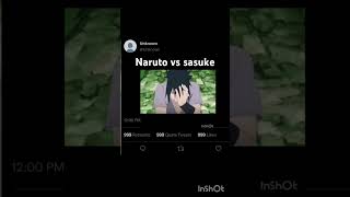 Naruto vs sasuke baddas fighting scene anime naruto1millionviews [upl. by Jarib]