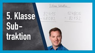 5 Klasse Subtraktion verstehen [upl. by Cointon]