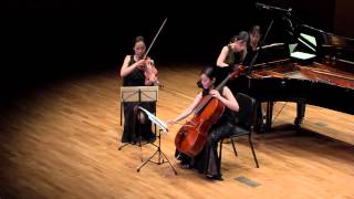 Dvorak Piano Trio No4 quotDumkyquot in e minor Op90 Trio Jade [upl. by Eimam114]