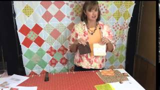 Best Quilt For Beginners  Uses One Charm Pack and One Layer Cake [upl. by Sapowith]