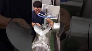 The process of metal finishing of pipe and tap [upl. by Erbe206]