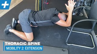 Essential Thoracic Spine Pt2  Extension Mobility  Tim Keeley  Physio REHAB [upl. by Cele]