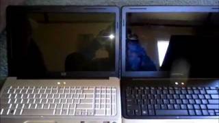 Comparison between HP G60 and Compaq CQ61 and bootup test [upl. by Yllak]