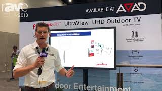 CEDIA 2018 PeerlessAV Exhibits Its UltraView UHD Outdoor TV at the AVAD Booth [upl. by Nawek853]