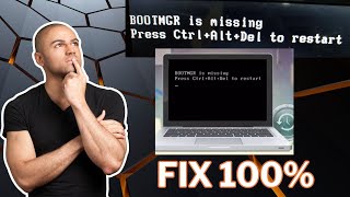 How to fix BOOTMGR is missing Press CtrlAltDel to restart Press ctrlaltdel to restartcs tech [upl. by Reinertson]