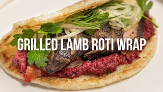 Grilled Lamb Roti Wrap [upl. by Torr]