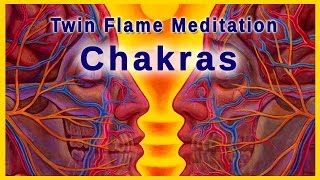 TWIN FLAME CHAKRA HEALING MEDITATION  Jeff and Shaleia [upl. by Eisdnyl]