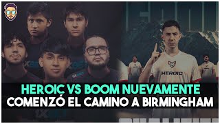 DOTA 2 BOOM DOMINA PERO HEROIC SE COMPLICA COMENZÓ EL CAMINO A BIRMINGHAM  Pancho Justo [upl. by Anihpled]