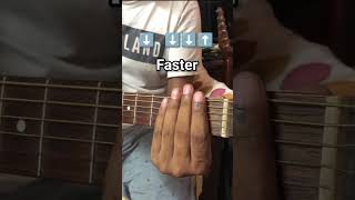 Boulevard of broken dreams guitar chords Strumming tutorial shorts music shortvideo youtubeshort [upl. by Shaylyn]