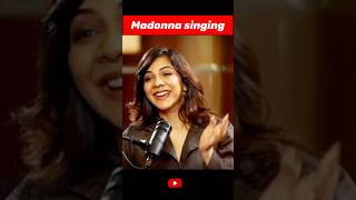 Madonna singing in Tamil ultimate voice shotsfeed youtubeshorts madonnasebastian madonna tamil [upl. by Ky]