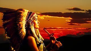 Native American Earth Flute  HEAL MY SPIRIT MY SOUL MY HEART  Nature Night Sounds Sleep Music [upl. by Ahseym]