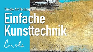 Kreative Malerei in moderner Mischtechnik  einfache Kunsttechnik  Schicht um Schicht [upl. by Ric967]