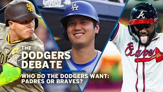 Who do the Dodgers want Padres or Braves [upl. by Eissirhc]