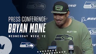 Bryan Mone Seahawks Wednesday Press Conference  November 24 [upl. by Reseda]