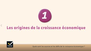 SES Tle  les origines de la croissance économique [upl. by Dahs]