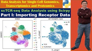 scTCRseq Data Analysis using Scirpy Part I Importing Receptor Data [upl. by Balf]