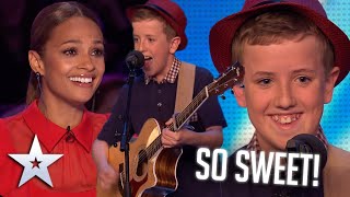 12yearold writes CUTE LOVE SONG for his SECRET CRUSH  Audition  BGT Series 9 [upl. by Proctor]