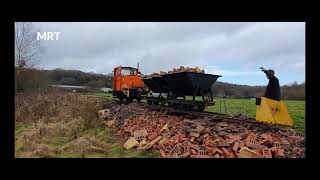 Building the new field railway at Apedale [upl. by Ermengarde]