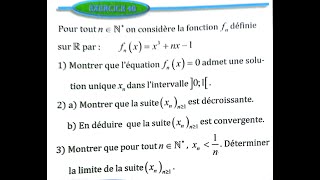 suites numériques 2 bac SM Ex 39 et 40 page 104 Almoufid [upl. by Bois]