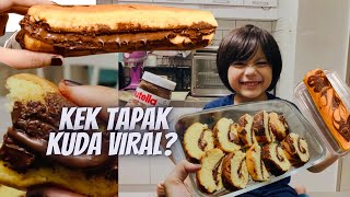 RESEPI KEK TAPAK KUDA VIRAL TANPA OVALET [upl. by Koy]