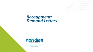 Recoupment Demand Letters [upl. by Steffen75]