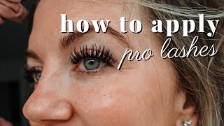 HOW TO APPLY EXTENSIONS AT HOME Pro Lash Extensions Tutorial  10 Day Lash Extensions [upl. by Enelrats]