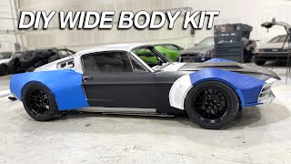 Building a DIY Wide Body Kit for my Mid Engine 67 Ford Mustang Fastback [upl. by Berti]