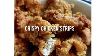 CRISPY CHICKEN STRIPS IN KFC STYLE  CHICKEN STRIPS RECIPE [upl. by Urquhart]