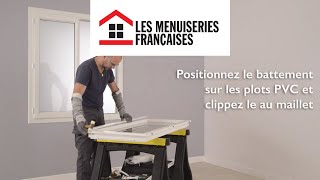 Changement dun battement sur fenêtre PVC  Les Menuiseries Françaises [upl. by Adlee]