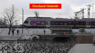 🇫🇮Finland Helsinki Helsingfors viele Stadler FLIRT amp viel 🦆🦆Enten geschnatter [upl. by Dicky]