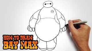 How to Draw Baymax from Big Hero 6  2 Different Ways [upl. by Abehsile]