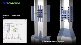 Tekla Structures Auto Connections  DS Component English [upl. by Annairda]