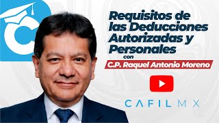 Requisitos de las Deducciones Autorizadas y Personales [upl. by Haneen]