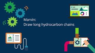 Mastering Marvin Draw Long Hydrocarbon Chains [upl. by Aksehcnarf]