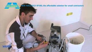 Wiltec  Airlessco SP380 Paint Sprayer [upl. by Arica925]