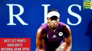 SLOANE STEPHENSGREET MINNENHIGHLIGHTS NATIONAL BANK OPEN [upl. by Yna501]