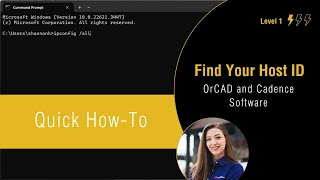 How to find the Host ID for OrCADCadence Software 2024 [upl. by Lashond]