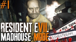 Resident Evil 7 Biohazard LIVE  First time playing on MADHOUSE Difficulty Part 12 [upl. by Ydak136]