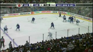 FampB Breakdown Canucks Sedin Twins Cycle vs Leafs [upl. by Nolur]