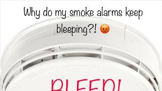 How to fix bleeping smoke alarms [upl. by Aneekat342]