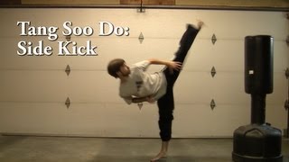 Tang Soo Do Side Kick Tutorial [upl. by Netniuq]