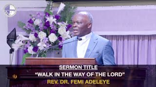 WALK IN THE WAY OF THE LORD  1 Kings 9 15 1 John 2 16  REV DR FEMI ADELEYE [upl. by Oalsinatse]